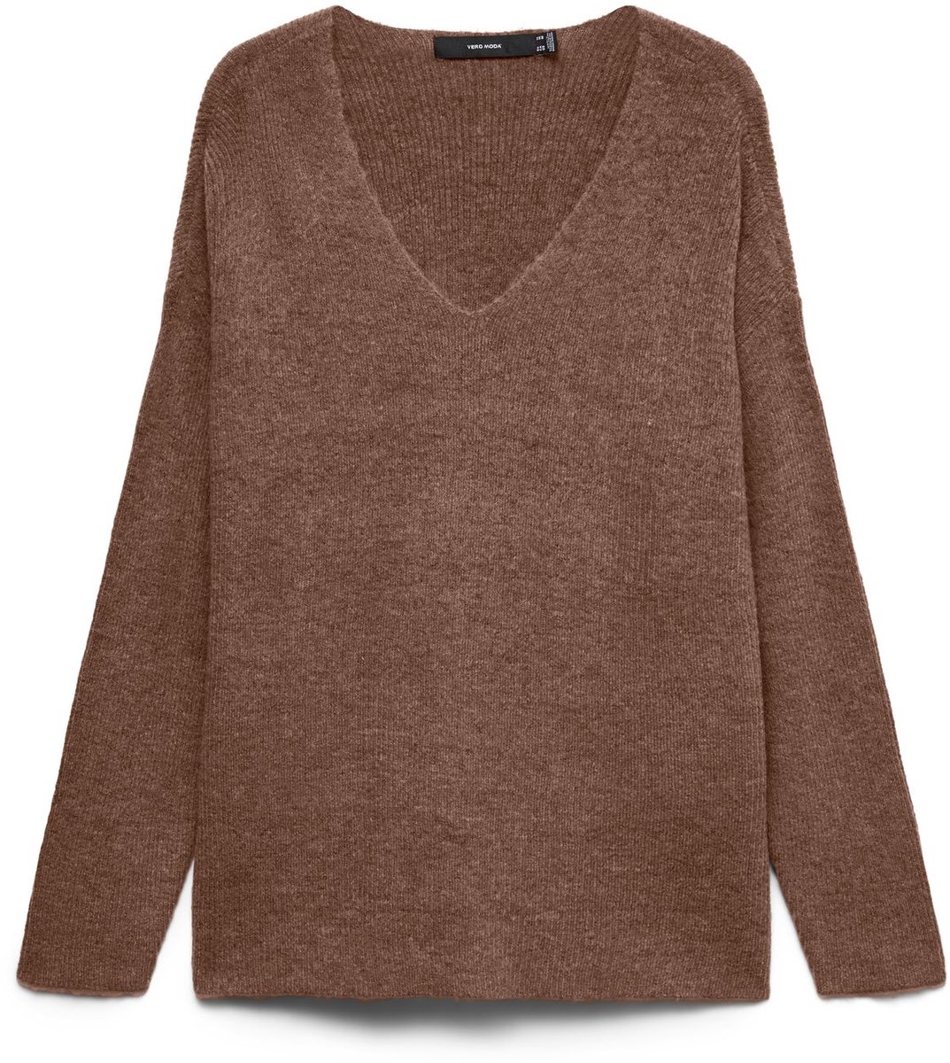 VERO MODA - VMCREWLEFILE LS V-NECK BLOUSE NOOS - Dames - Gebreide truien