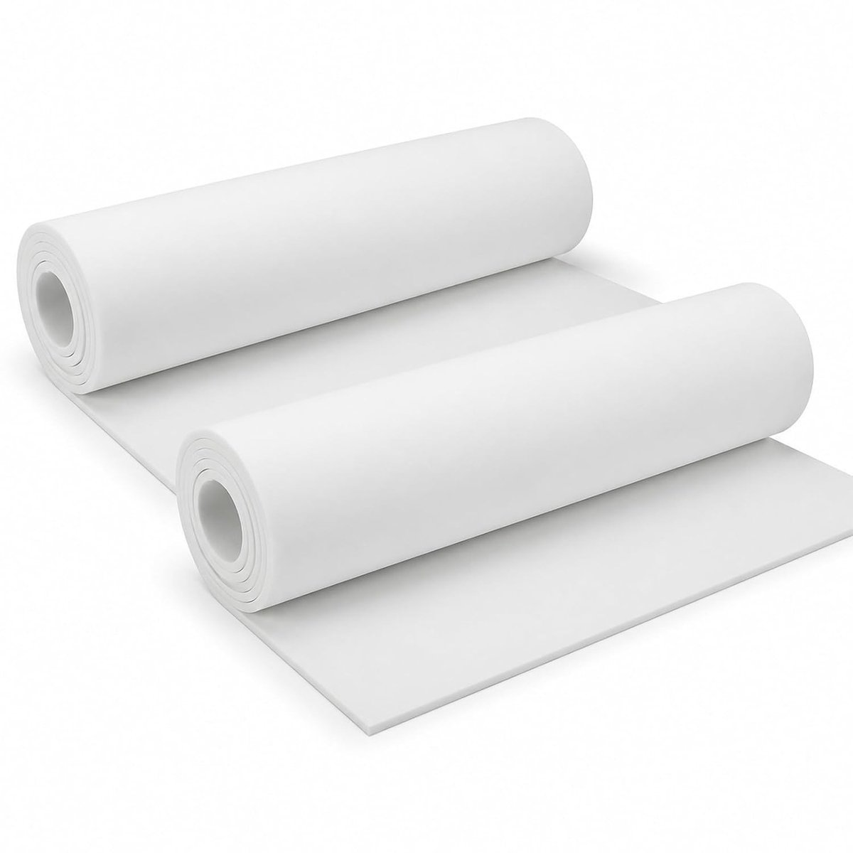 2 Stuks Witte EVA Foam 5 mm voor Cosplay en Creatieve Projecten - Hoogwaardige Schuim 35 x 200 cm, 86 kg/m³ voor Handwerk en Kostuums