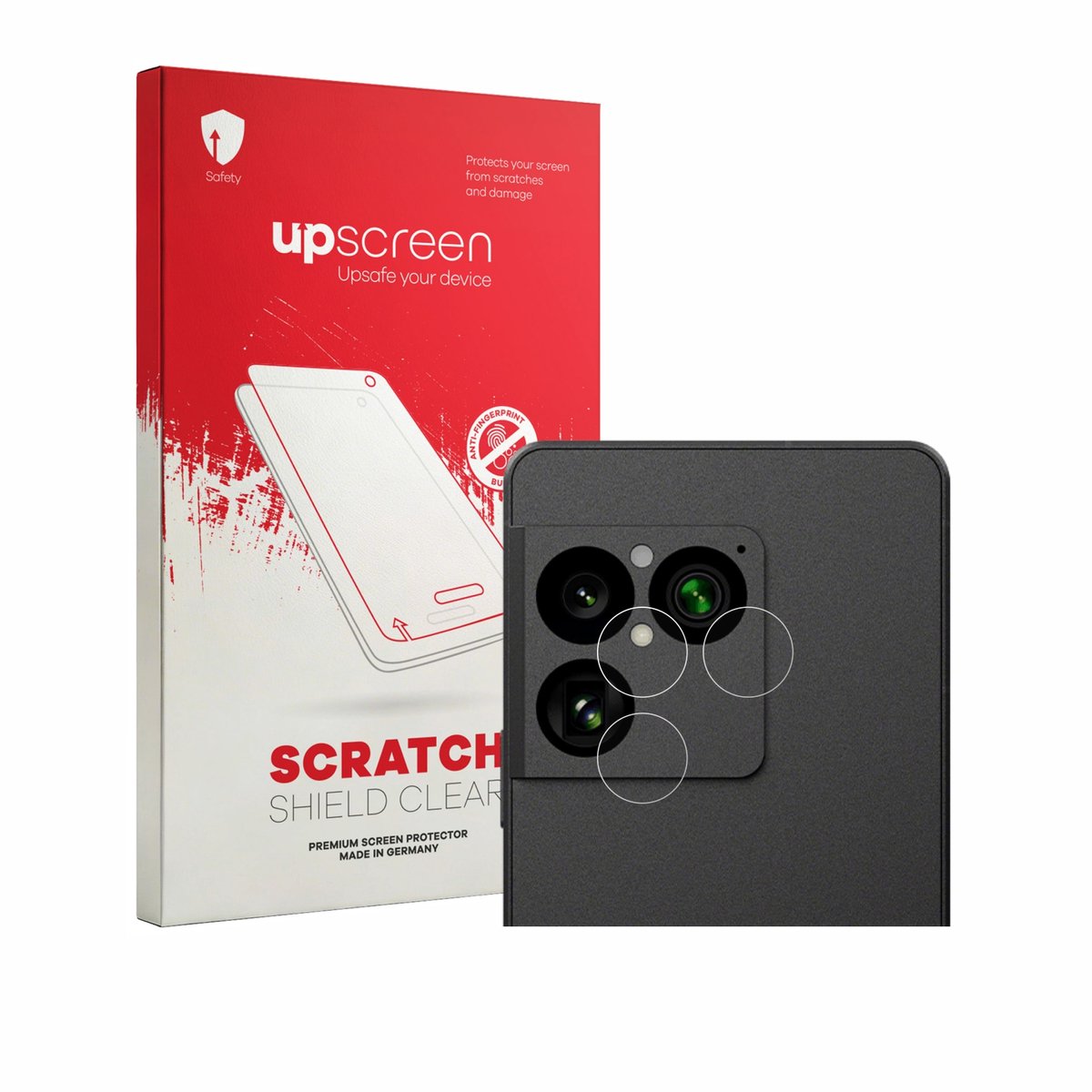 upscreen - Screenprotector voor Sony Xperia 1 VIII (ALLEEN Camera Lens) - Folie Beschermfolie transparant