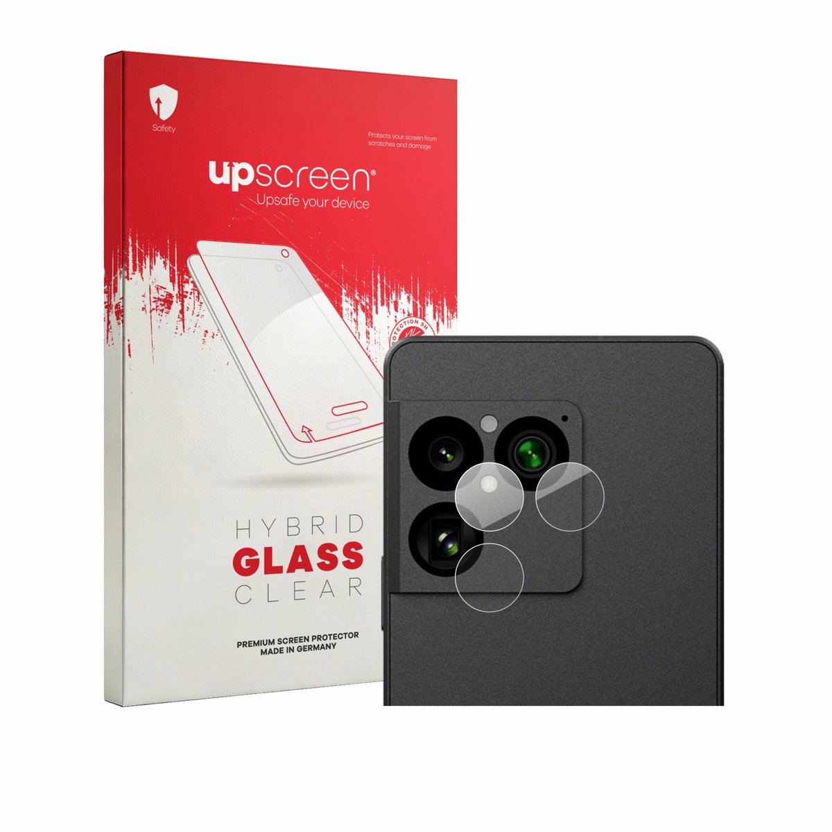 upscreen - Screenprotector voor Sony Xperia 1 VIII (ALLEEN Camera Lens) - Folie Beschermfolie Beschermglas transparant