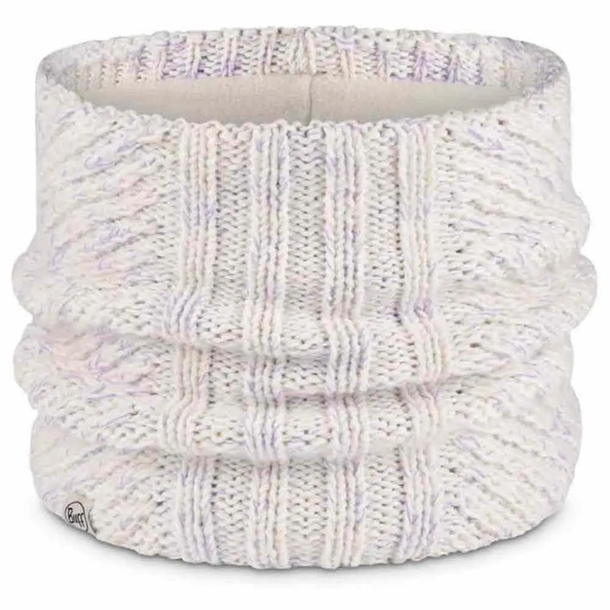 Buff ® Knitted & Full Fleece Nekwarmer Wit