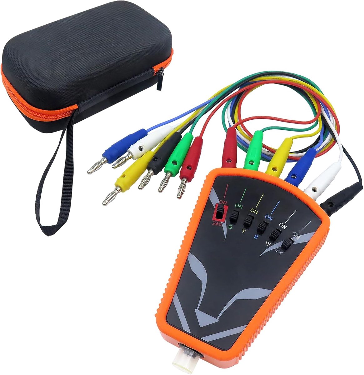 Thermostaat Bypass Tool - HVAC Test Tool - Snel Systeem Testen - Vier Soorten Tips - 30 Volt - Geel