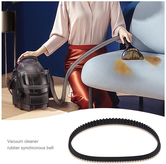 Dailygoods- Aandrijfriem 91 Tanden - Rubber - 3mm Tandhoogte - 6mm Breedte - 273mm Omtrek - Gesloten Lus - Compatibel met VAX Platinum Power ECB1SPV1 - Stofzuigerriem van Dailygoods — afbeelding 5