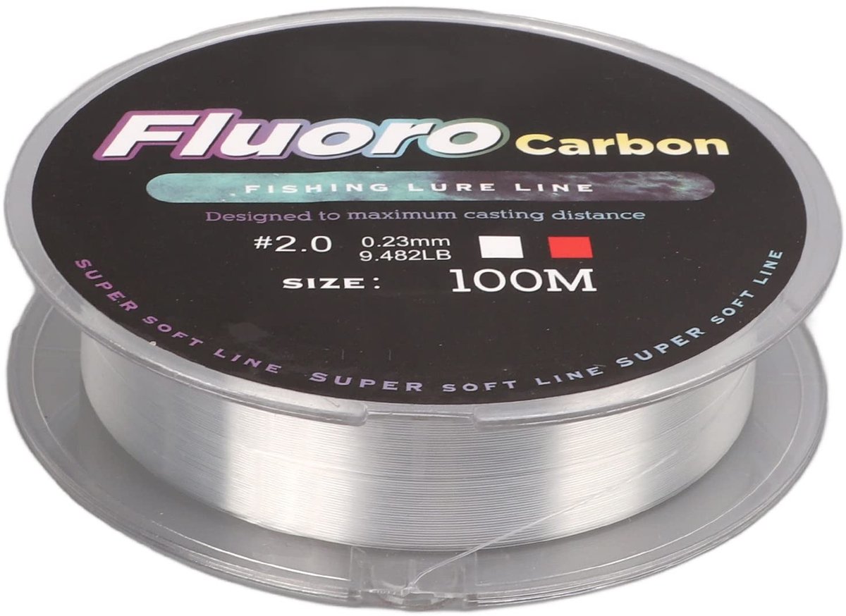 Dailygoods- Vislijn 100 m supersterk - Nylon vislijn - Monofilament karpervislijn - Transparante vislijn - Zinkend visdraad - Ultralage zichtbaarheid