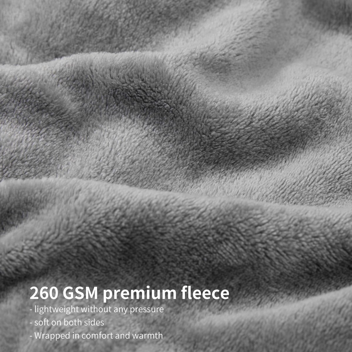Dailygoods- Knuffeldeken XXL - Fleece Deken 220x240 cm - Ademend - Lichtgewicht - Zacht - Geschikt voor binnen/buiten gebruik