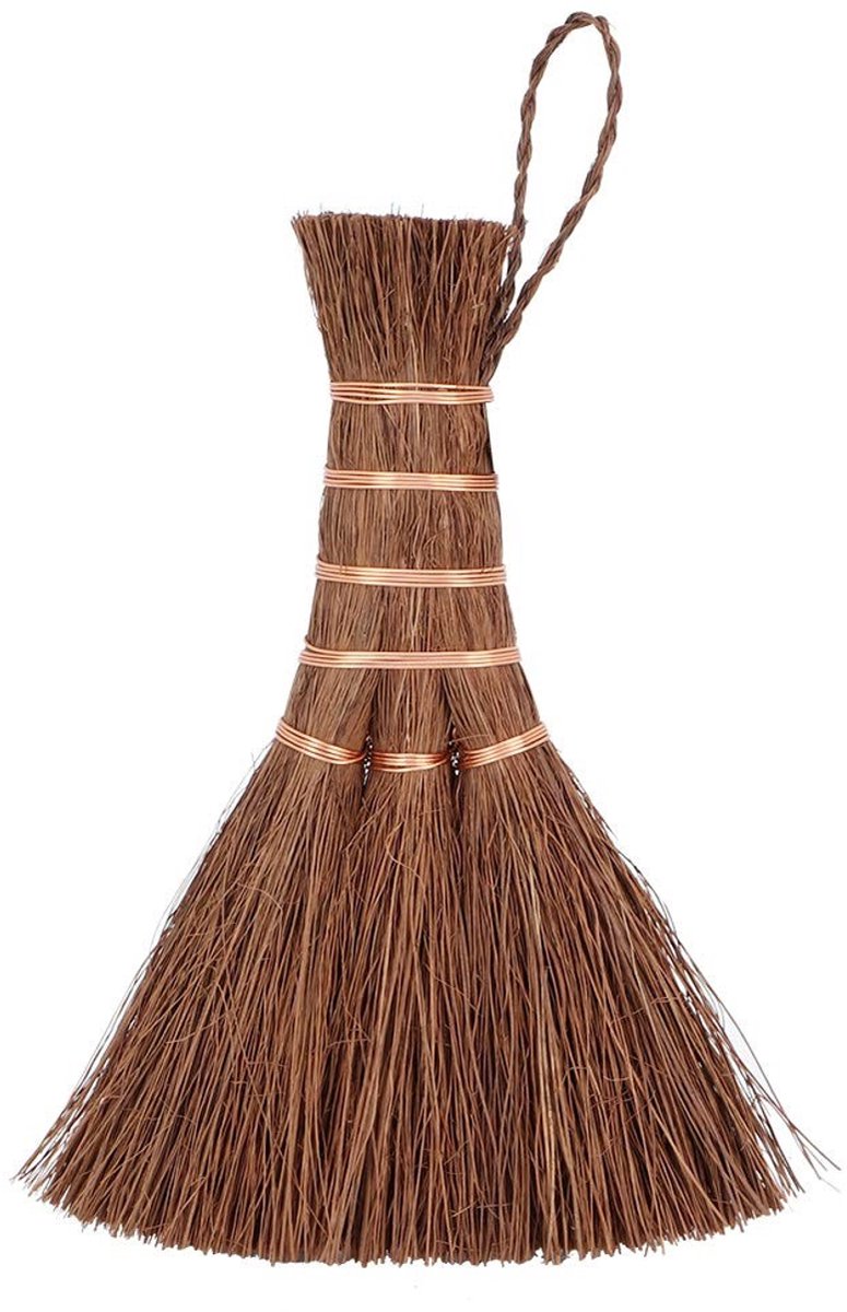 Dailygoods- Borstel 15cm - Natuurlijke Kokosvezel - Huishoudelijke Reinigingsborstel - Theeservice - Flexibel - Duurzaam