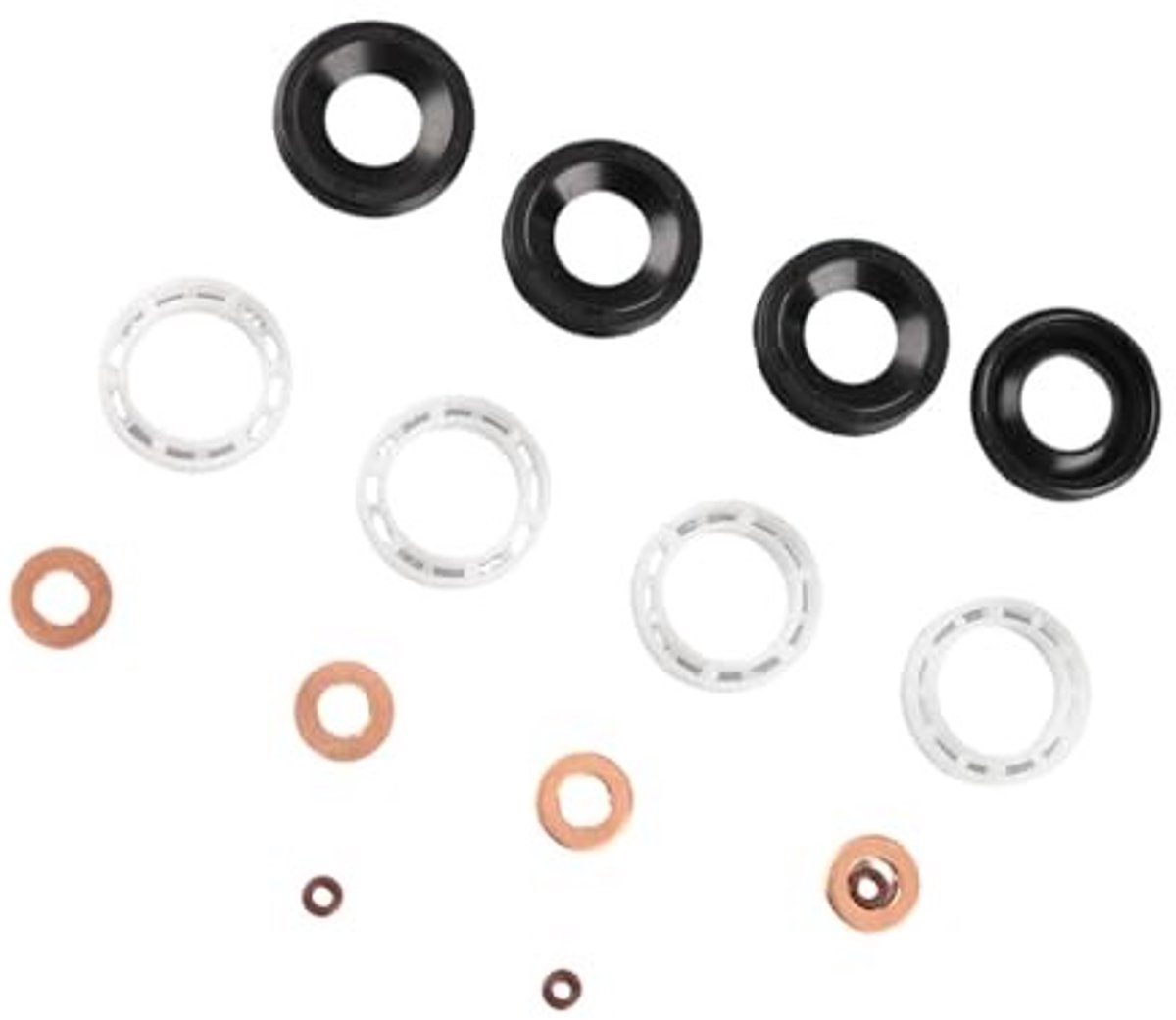 Dailygoods- Injector Seals Kit Vervanging - Kit Dieselinjectorafdichtingen - Geschikt voor Citroen 1.6HDI - ABS Materiaal - OE/OEM-nummers 1318562/1314368/1317370 - Montage voor 206/207/307/308/407/5008 - Injector Afdichtingen