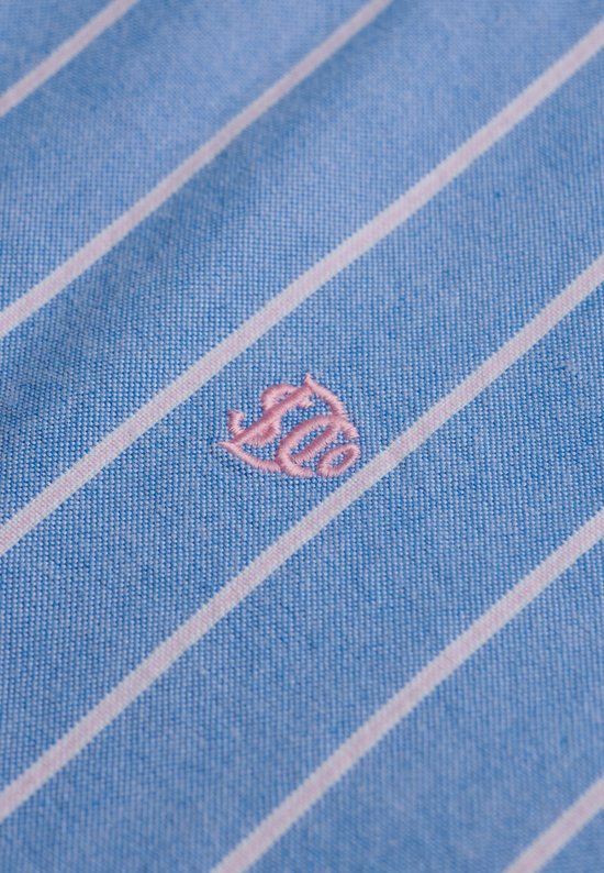 Superdry - Preppy Oxford Overhemd Relaxed Pasvorm - Heren - Lange mouwen shirts