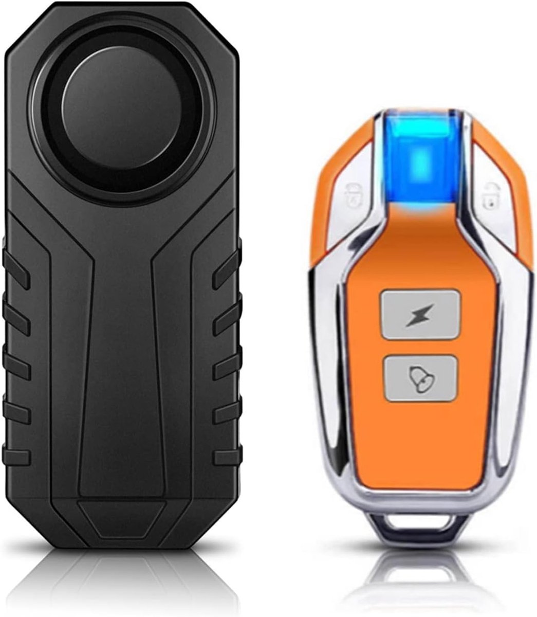 Fietsalarm Motor Alarm - Diefstal Beveiliging - Voertuig Beveiligen - Verstelbare Gevoeligheid - 20 Meter Bereik - Zwart