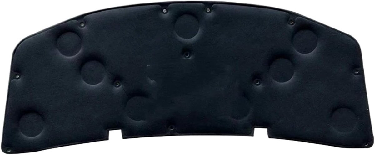 Motorkap Isolatie - Geluiddempend Mat - Motoronderdelen Beschermen - Goede Geluidsabsorptie - 10x10 Millimeter - Zwart