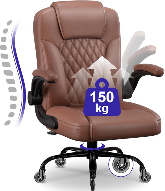 Qingdao Ergonomische Bureaustoel met Verstelbare Hoofdsteun - Qingdao Aiqu Intelligent Technology Co.,Ltd - €135,99