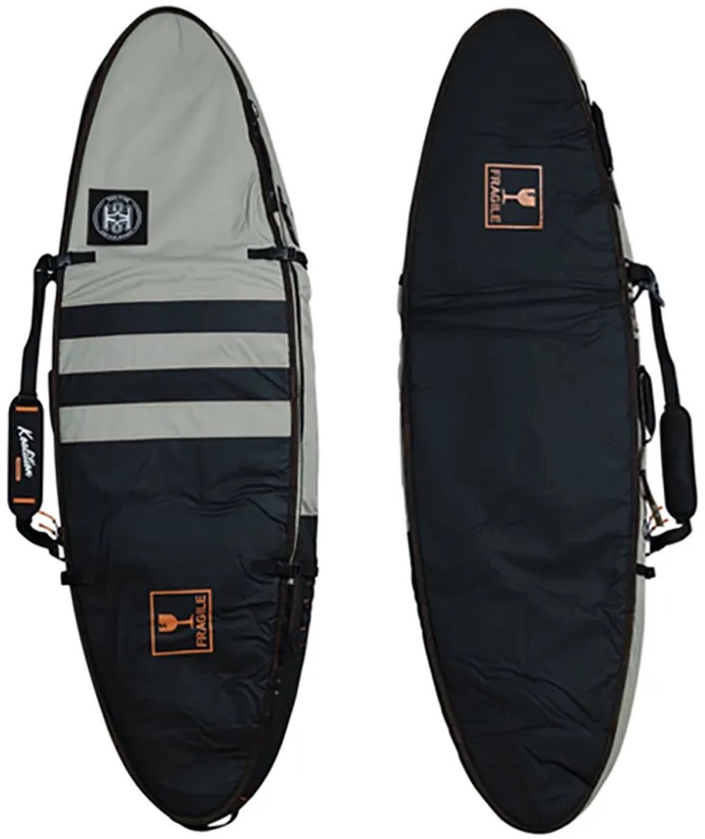 Koalition Traveller Dual Short 6´0´´ Surfboardhoes Zwart