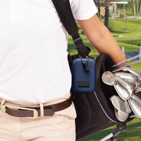 Hardcase Golf Afstandsmeter Tas Met Magnetische Sluiting 5.4x3.9x2.0 Inch Beschermende Binnenvoering Riemlus Geschikt Voor Jachtverrekijkers Dikke Draagtas Voor Veilige Opslag van Merkloos — afbeelding 2