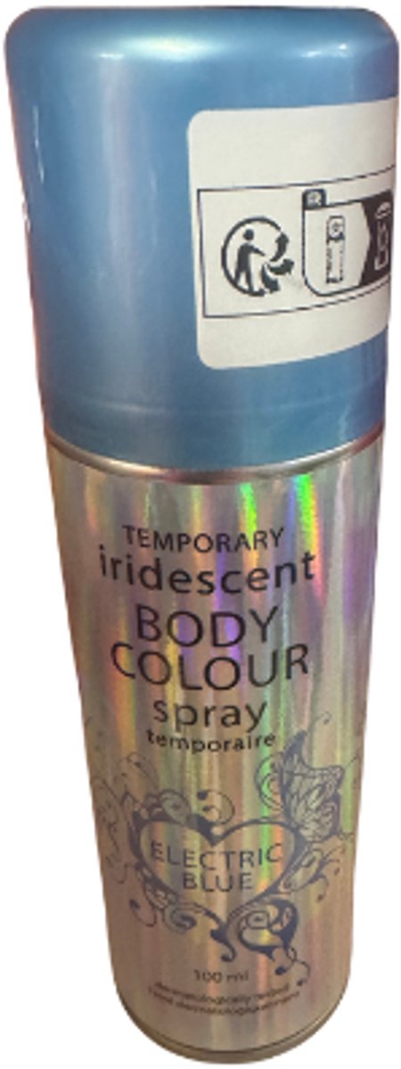 Haarspray Blauw 125 ml , iridescent