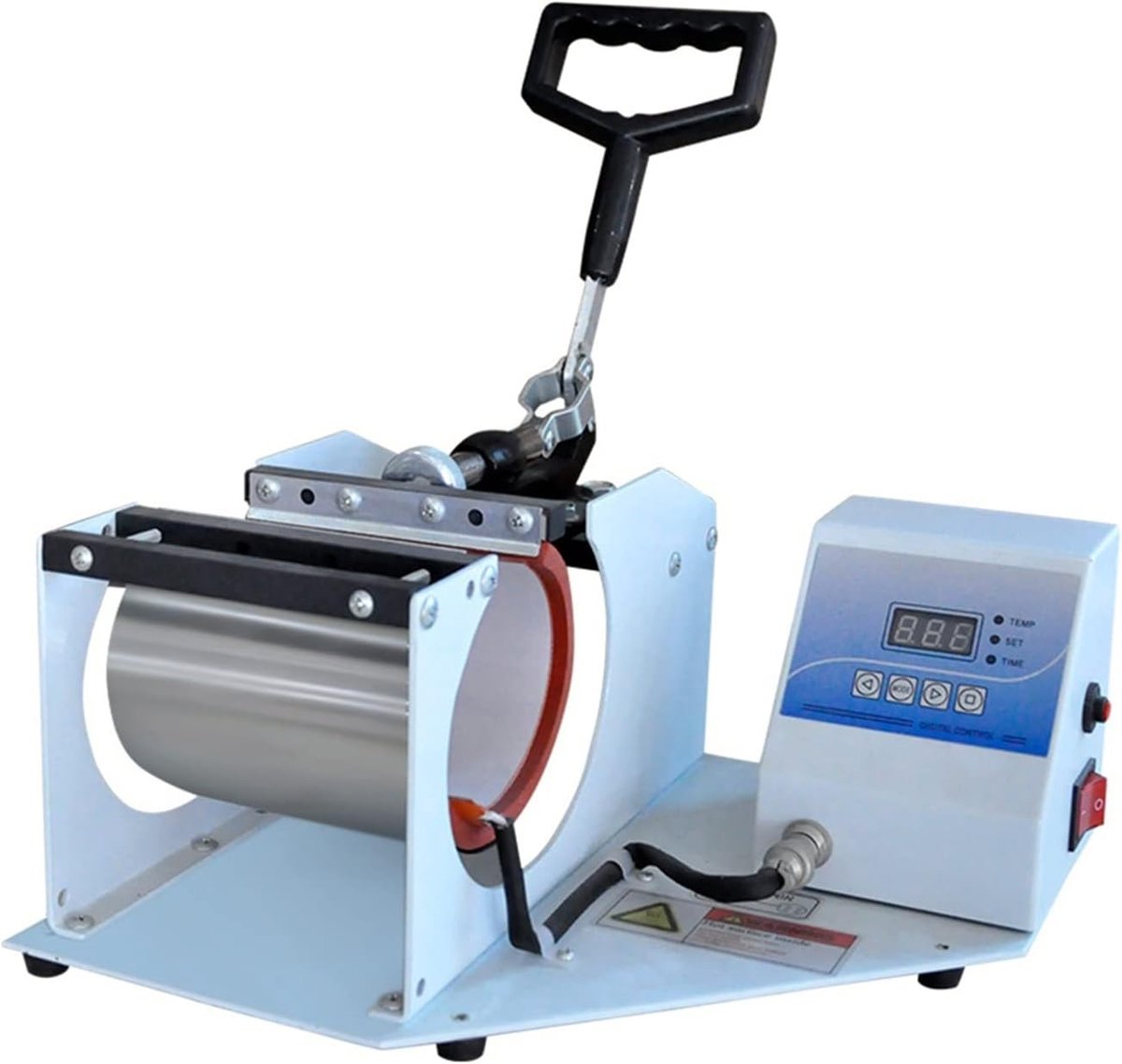 Digitale Beker Machine - Transfer Printer - Foto's Printen - Uniforme Verwarming - 34x34x24 cm - Zwart