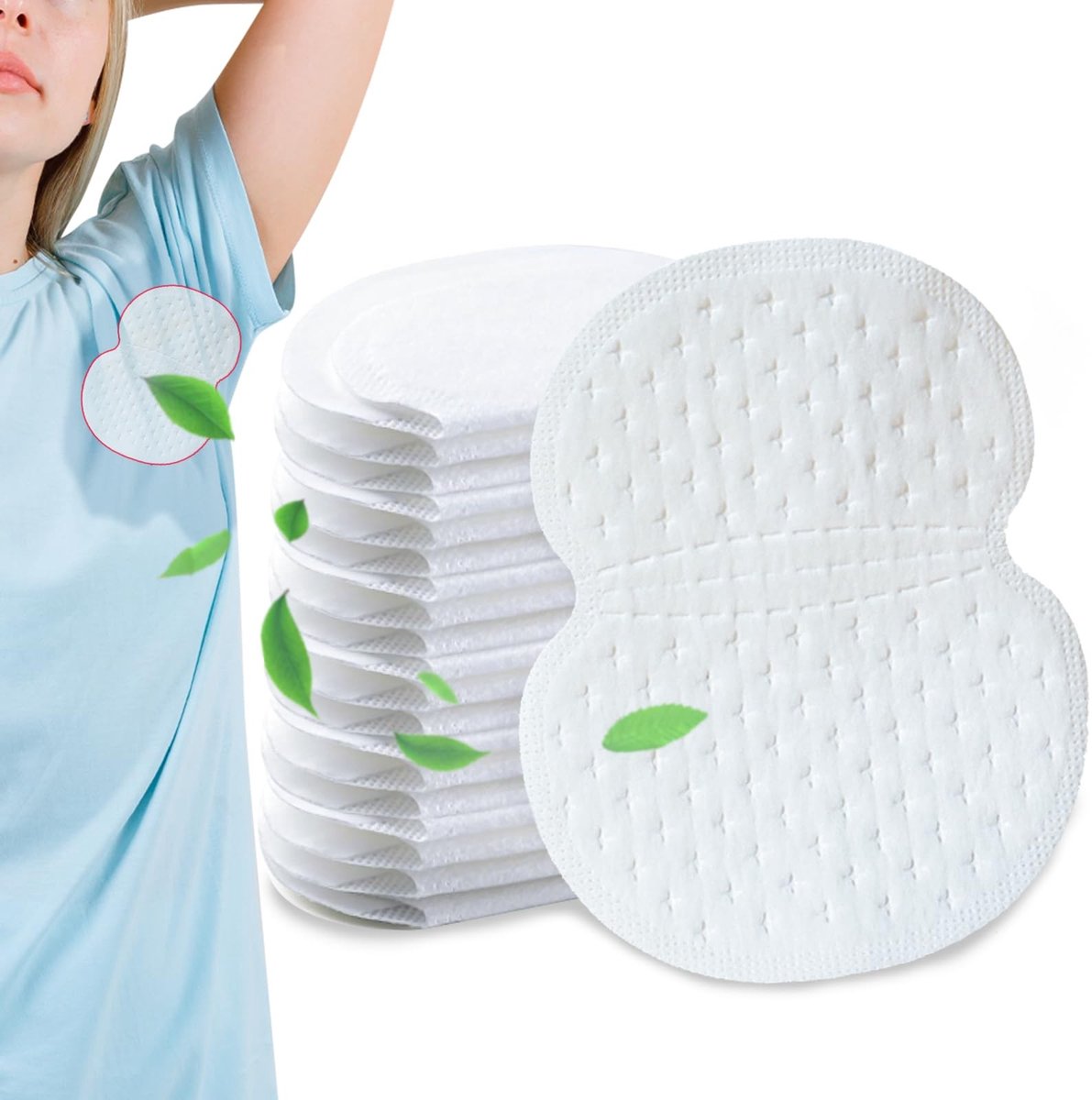 Dailygoods- Zweetpads 50 Stuks - Okselpads Dames - Wegwerp Zweetpads - Onzichtbare Zweetpads - Ademend - Comfortabele Bescherming