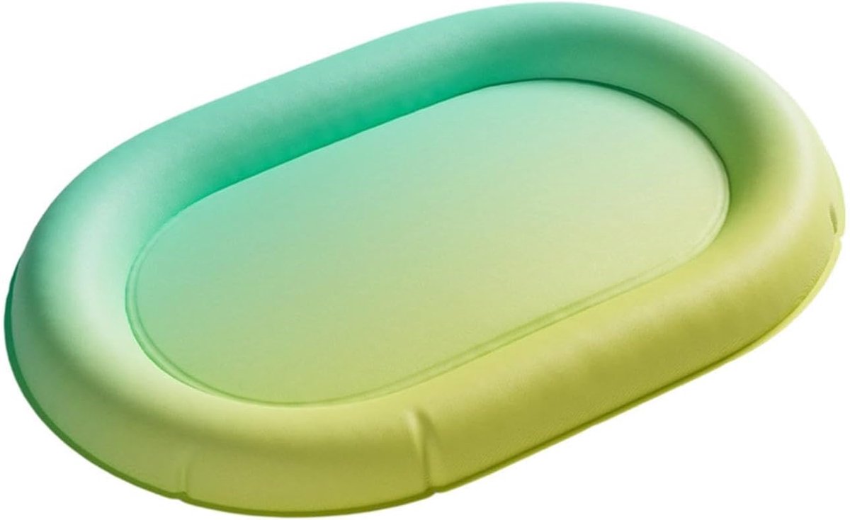 Koelmat voor Katten - Huisdier Slaapdeken - Zomerse Verkoeling - Zelfactiverende Gel - 72x48x8 cm - Groen