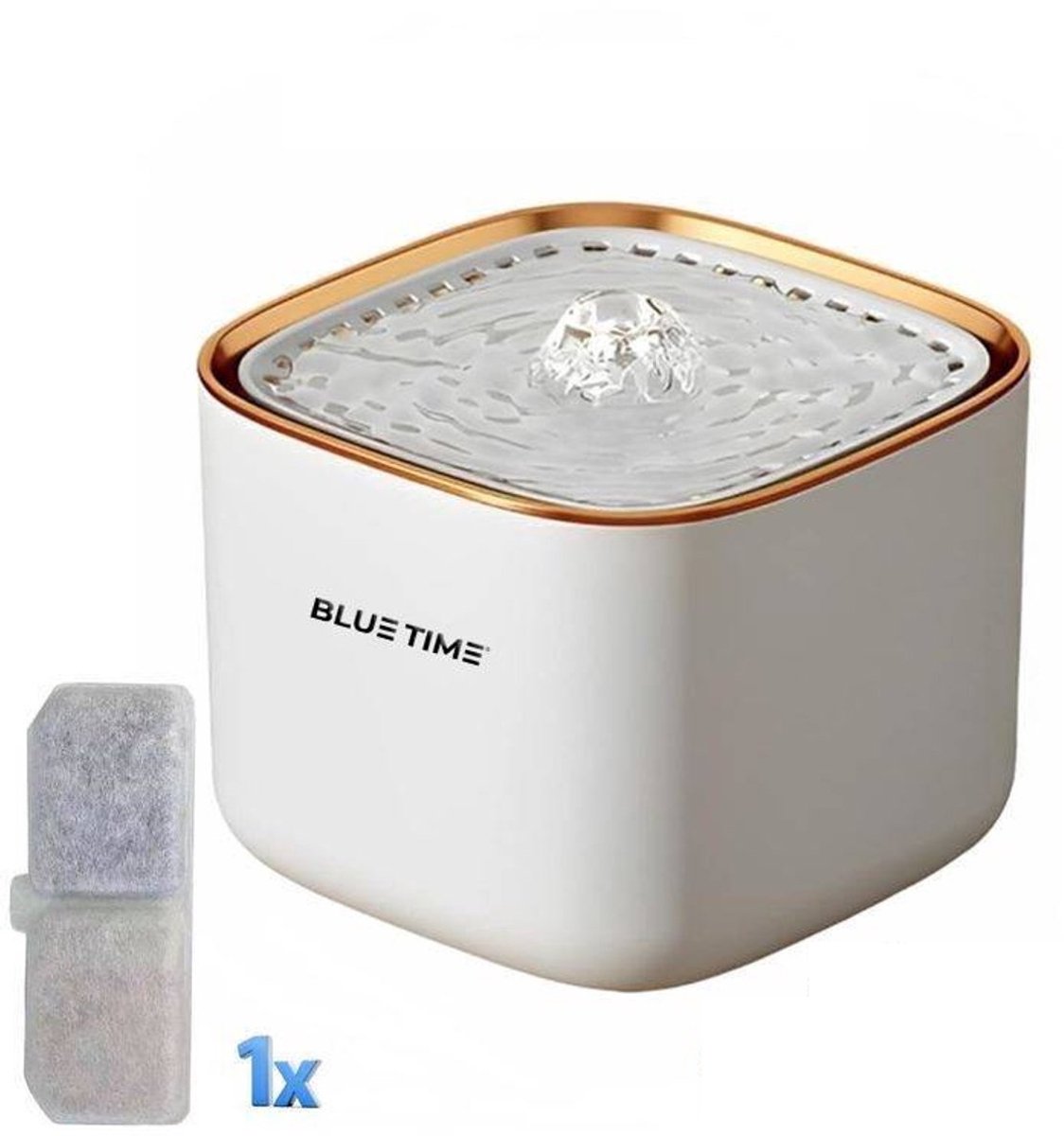 BlueTime - Drinkfontein Kat - Drinkfontein Hond - Katten Drinkfontein - Waterautomaat - Drinkfonteinen - Automatische Voerbak Kat - Voerautomaat Kat - Voerbak Kat - Waterbak Kat