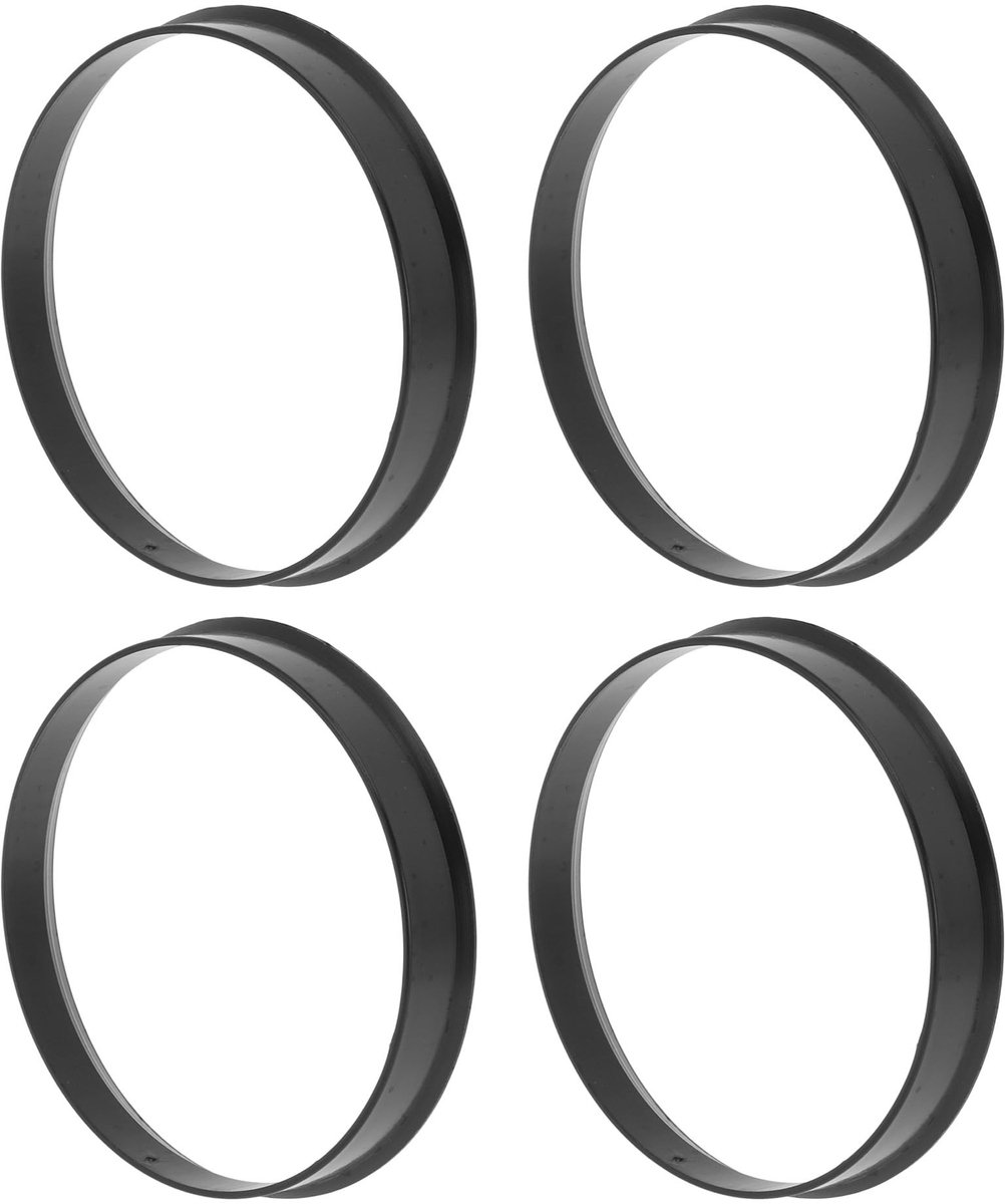 Dailygoods- Hubrings 68.1mm tot 66.1mm - Schokabsorberende Ringen - Polycarbonaat - 4 Stuks - Vermindert Trillingen - Nauwkeurige Pasvorm - Naafringen