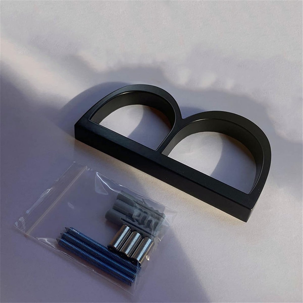 Huis Nummer - Adres Plaat - Huis Markeren - Drijvend Effect - 127mm Hoog - Zwart