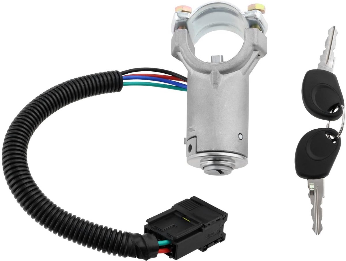 Dailygoods - Vervangende Auto Contactslot Cilinder met Sleutels voor Iveco Daily Mk4