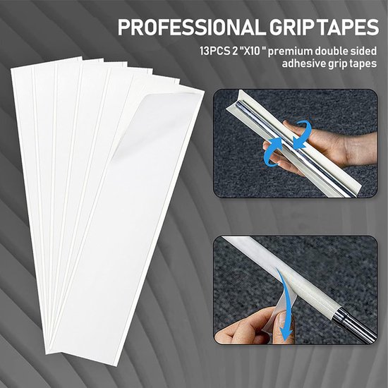 Golfclub Grepen Set - Reparatieset Handvat - Club Onderhoud - Gestroomlijnd Ontwerp - 13 Stuks Tape - Diverse Kleuren — afbeelding 3