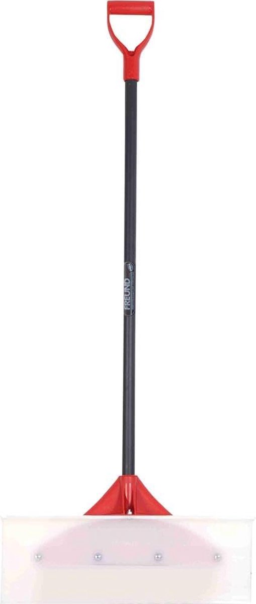 Sneeuwschuiver - Water Rijdplank - Grote oppervlakken reinigen - Vervangbaar blad - 140cm lengte - Zwart blad rood handvat
