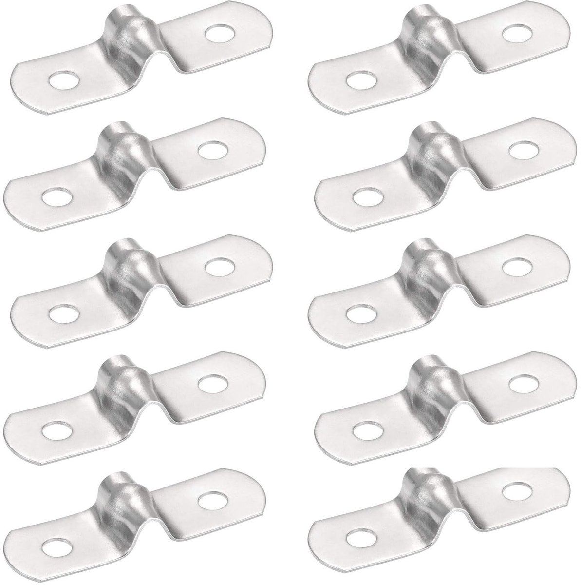 Dailygoods- Buisclip 45 Stuks - Roestvrij Staal - Duurzaam - Corrosiebestendig - U-vormige Klem - Voor Bevestiging Buis/Pijp - Pijpklem