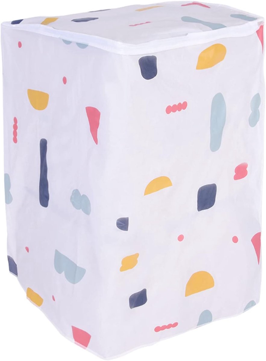 Wasmachinehoes Waterdicht Apparaatbescherming Apparaat Beschermen Duurzaam PEVA Materiaal 62 x 56 x 83 cm Bedrukt