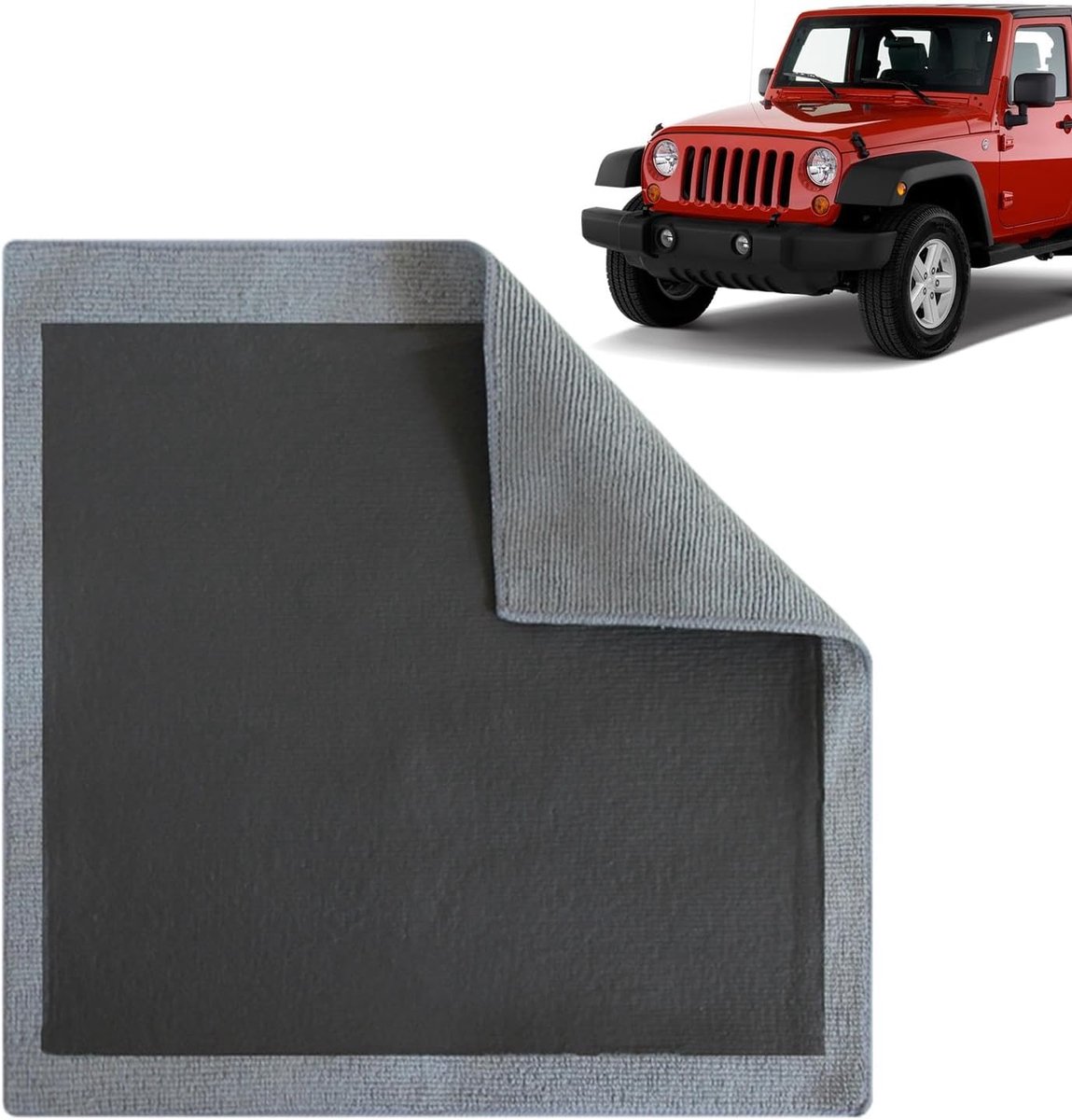 Microvezel Reinigingsdoeken - Auto Poetsdoeken - Auto Reinigen - Beschadigt Lak Niet - 29 x 29 cm - Grijs