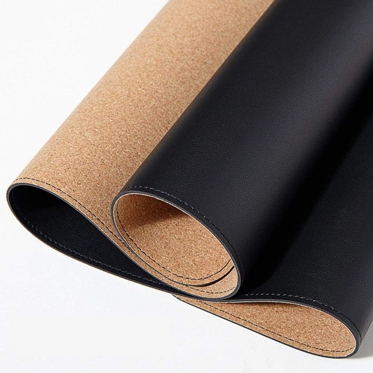 Bureau Mat - Bureau Onderlegger - Bureau Beschermen - Dubbelzijdig PU Leer - 120x60 cm - Zwart