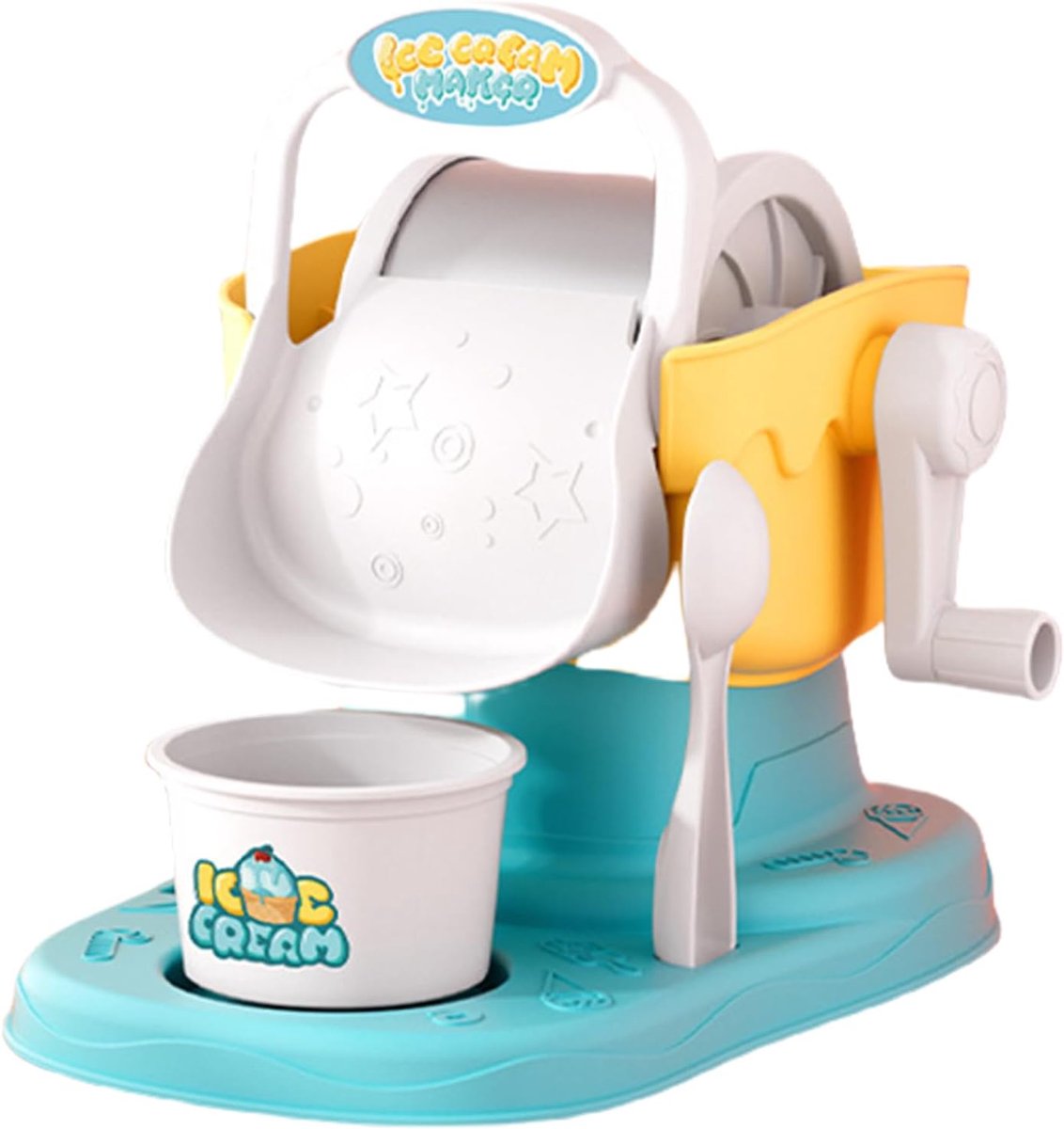 Yogurt Maker - IJsmachine Dessertmachine - Kinderen Amuseren - Gladde Mengtechnologie - 175 x 221 x 192 cm - Geel