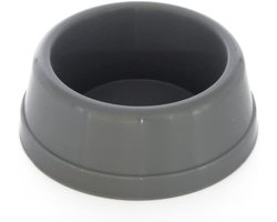 Voerbak Kleine Dieren - Voerbakje Hamster - Voeren en Water Geven - Duurzaam Plastic - 8.2 cm Diameter - Grijs