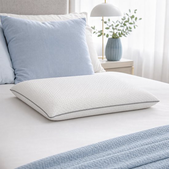 Dormidor Sense Hoofdkussen 60 × 40 cm – Traagschuim – Medium – Ergonomische Neksteun – Ventilerend – Geschikt voor Rug- en Zijslapers