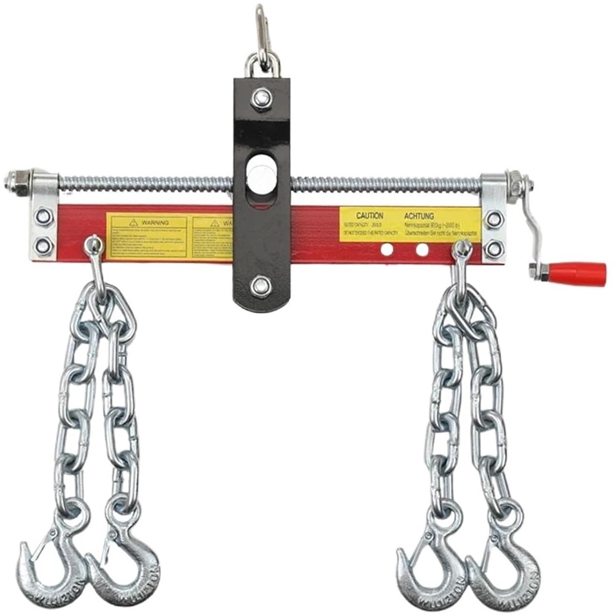 Elektrische takels - Motor leveler - Motor reparatie - Zware lastondersteuning - 900KG capaciteit - Rood