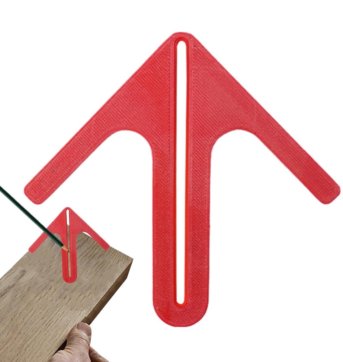 Center Finder - Centreerhulp Werkstukken - Houtbewerking Knutselen - Geïntegreerd Geleidingssysteem - 12 cm - Niet gespecificeerd