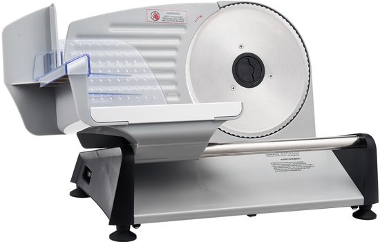 Universele Elektrische Vleessnijmachine 200 W met 19 cm Mes, Instelbare Snijdikte van 0–15 mm, Geschikt voor Diepvriesvlees, Ham en Biefstuk — afbeelding 2