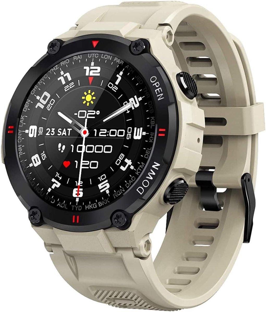 Smart Horloge - Activity Tracker - Sporten en Bellen - IP67 Waterdicht - 400 mAh Batterij - Zwart