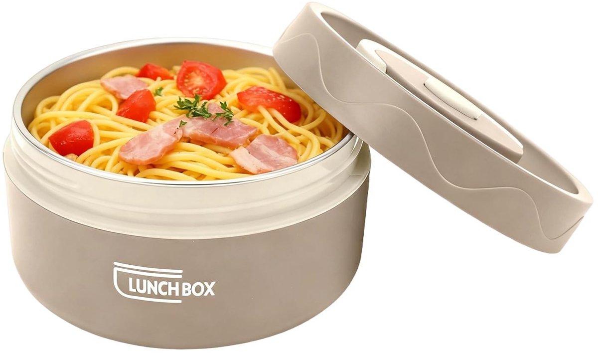 Dailygoods- Lunchbox Geïsoleerd 420ml - Dubbele Laag - Roestvrij Staal - Thermische Kookpot - Voor Volwassenen/Kinderen - Uitstekend Warmtebehoud - Thermosfles