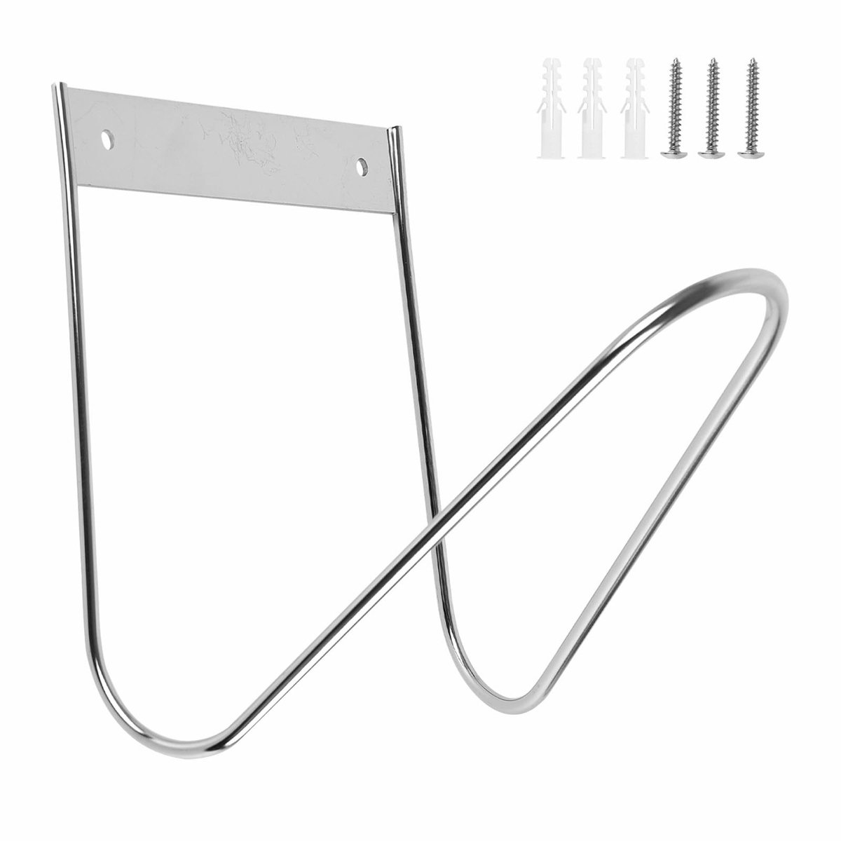 Dailygoods- Tuinslanghouder Sterk Draagvermogen - Wandmontage - Roestvrij Staal - Capaciteit 5 kg - Geschikt voor 90 voet Slang - Afmetingen 160 x 177,8 x 160,02 mm - Slanghaak