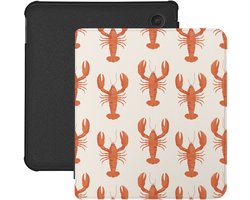 Lunso Convient pour Kobo Libra Colour (7 pouces) - Housse de protection en cuir Saffiano végétalien - Prise du jour