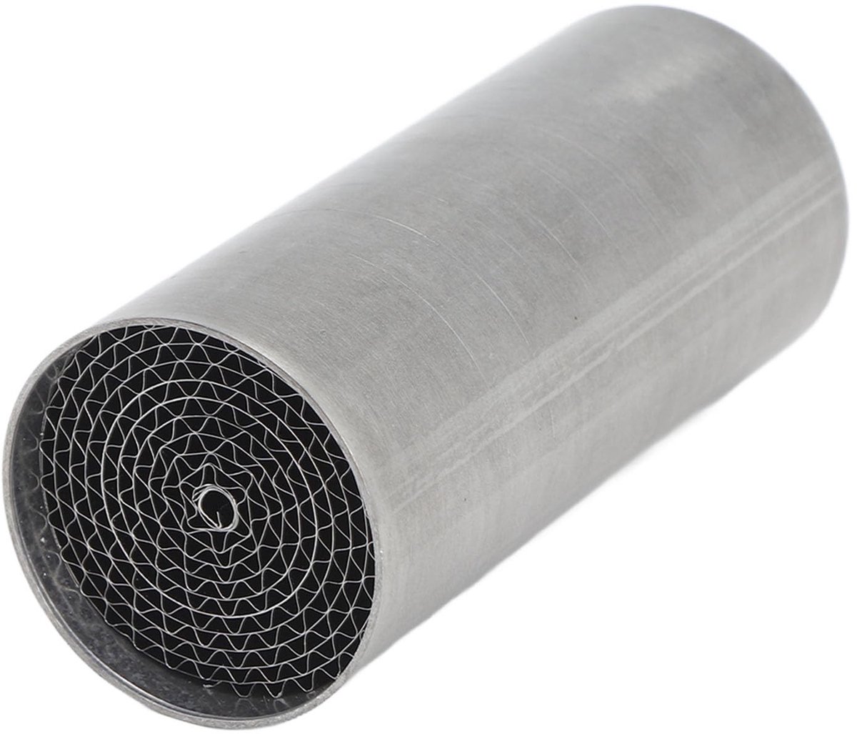 Dailygoods - Motorfiets Uitlaat Katalysator RVS Voor Midden Uitlaatdemper Katalysator Universeel Voor Motor (42 * 100 mm)
