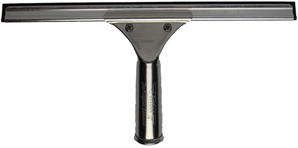Raamtrekker - Schoonmaakgereedschap - Ramen Zemen - Professionele Kwaliteit - 30 cm - Zilver