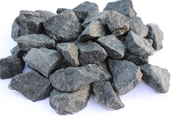 Premium Saunastenen Lavastenen Diabaas 5 kg | Geschikt voor Alle Saunaovens | Korrel 32-56 mm