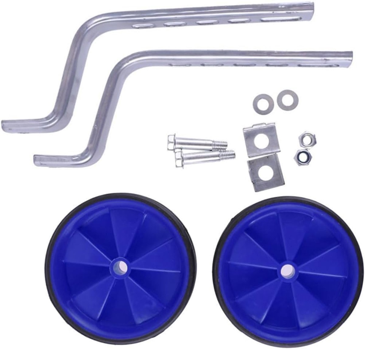 Kinderfiets Accessoires - Zijwieltjes Set - Fietsen Leren - Universele Pasvorm - 12-20 Inch - Blauw