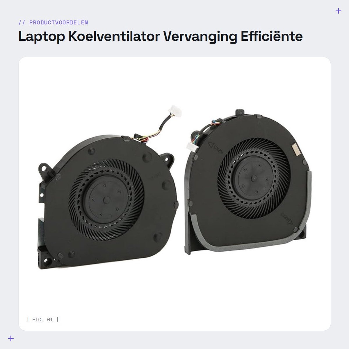 Dailygoods - Laptop Koelventilator - Vervanging - Efficiënte luchtkoeling - Compact formaat - CPU en GPU Koelventilator - Geschikt voor Legion Y540 en...