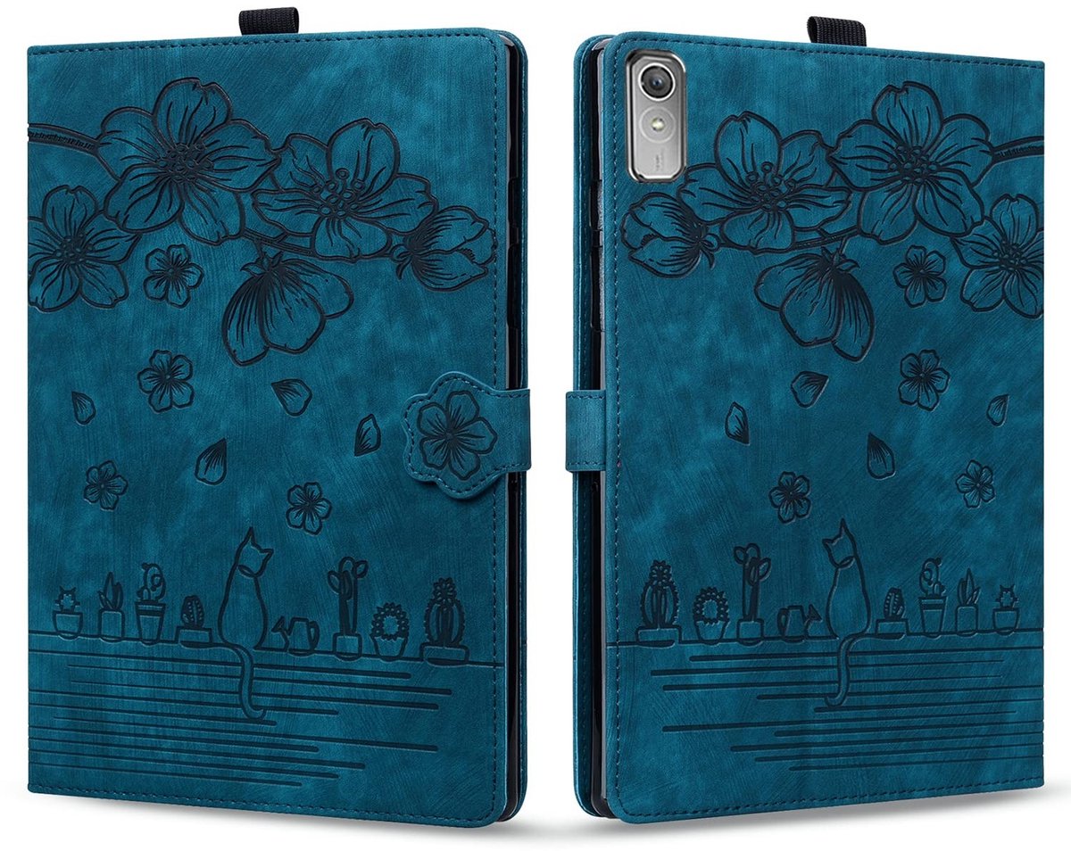 Dailygoods - Lenovo Xiaoxin Pad Plus 2023 Beschermhoes - Flip Cover met Kaartsleuven
