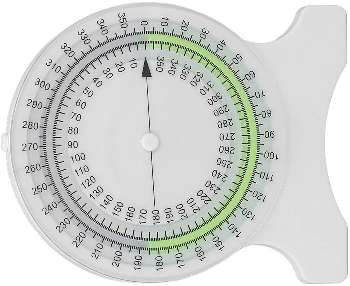 Dailygoods- Inclinometer Digitale Hellingmeter - 360° Rotatie - Krasbestendig Oppervlak - Nauwkeurige Resultaten - Flexibel Vingermeetinstrument - ABS Materiaal - Hellingsmeter