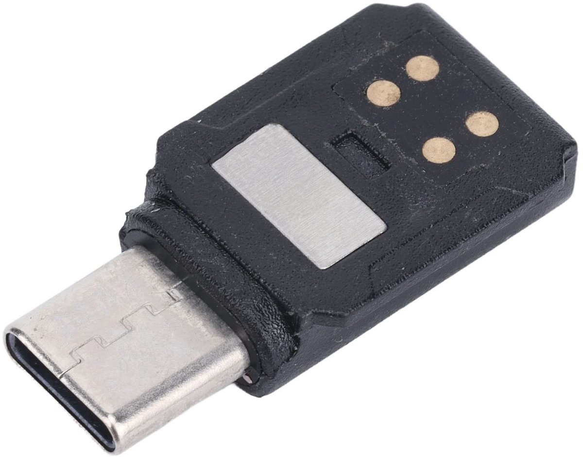 Dailygoods - Type C-adapter - USB C connector - Perfect voor smartphone-dataconnector - Compact formaat - Geschikt voor camera's - Verbind je telefoon...