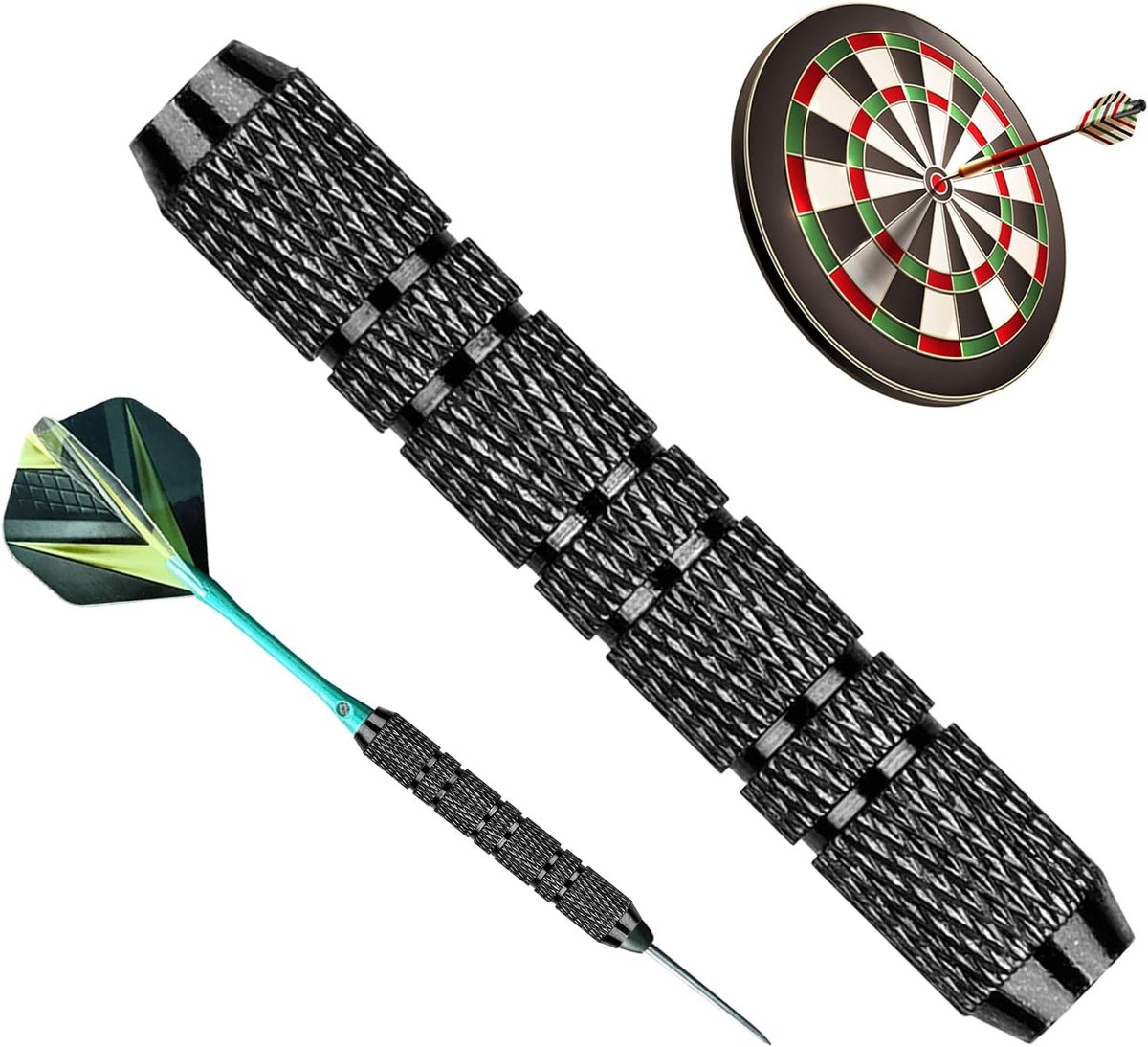 Dartvaten - Dartpijlen - Wedstrijden thuis - Antislip grip - 20 gram - Zilver